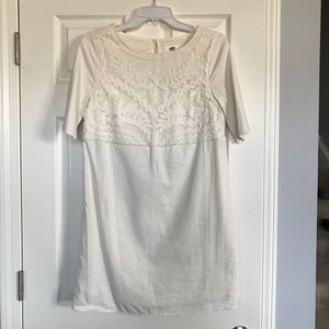 NWT Old Navy cream shift dress - Sz Small